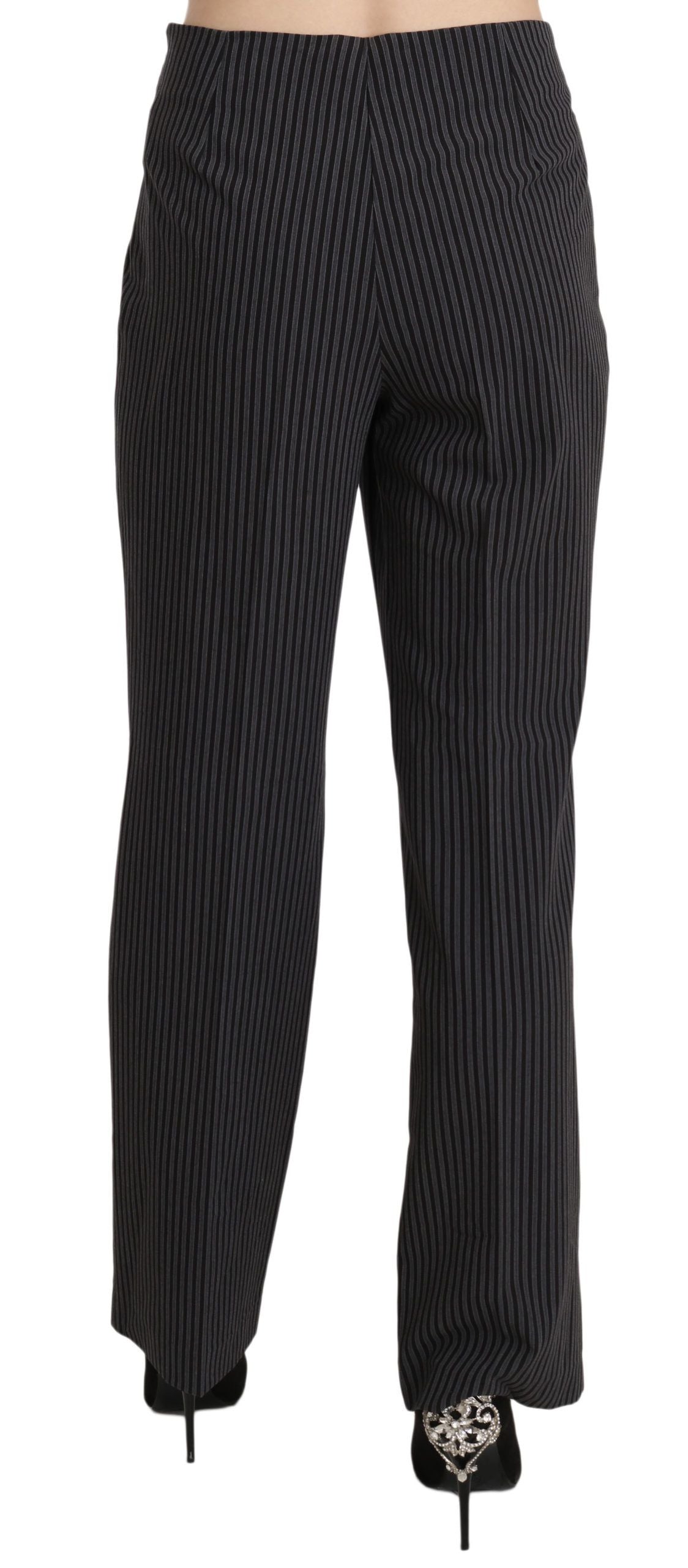 Elegant Striped Straight Fit Pants