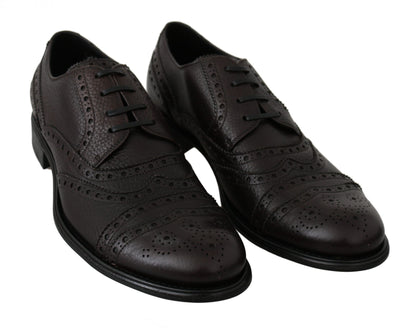 Zapatos de vestir Derby de cuero elegantes para hombre