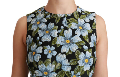 Elegante bloemen mini-shiftjurk