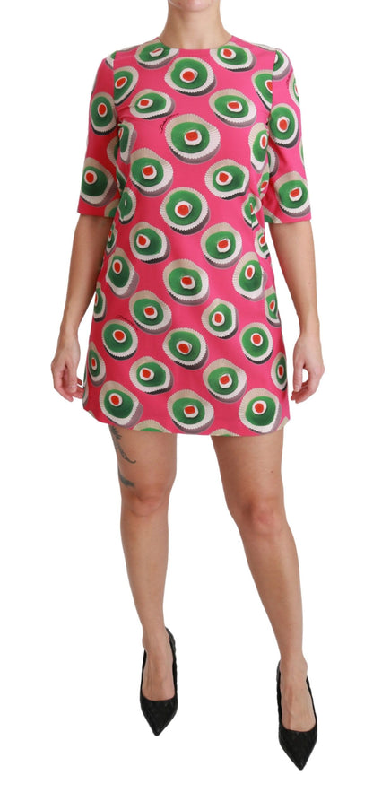 Roze Sicilië Cupcake Shift Mini-jurk