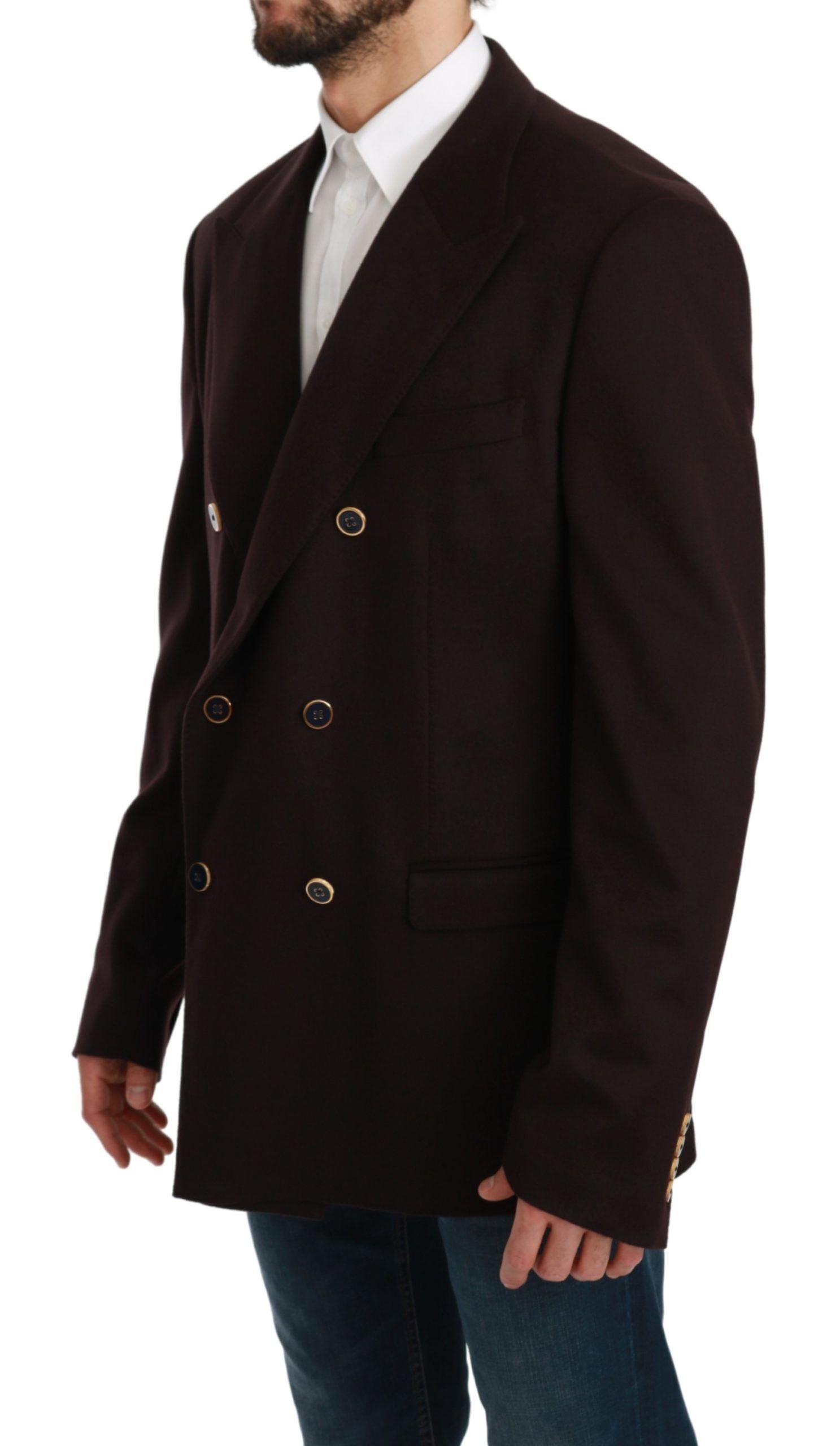 Elegante bordeaux Taormina kasjmier blazer