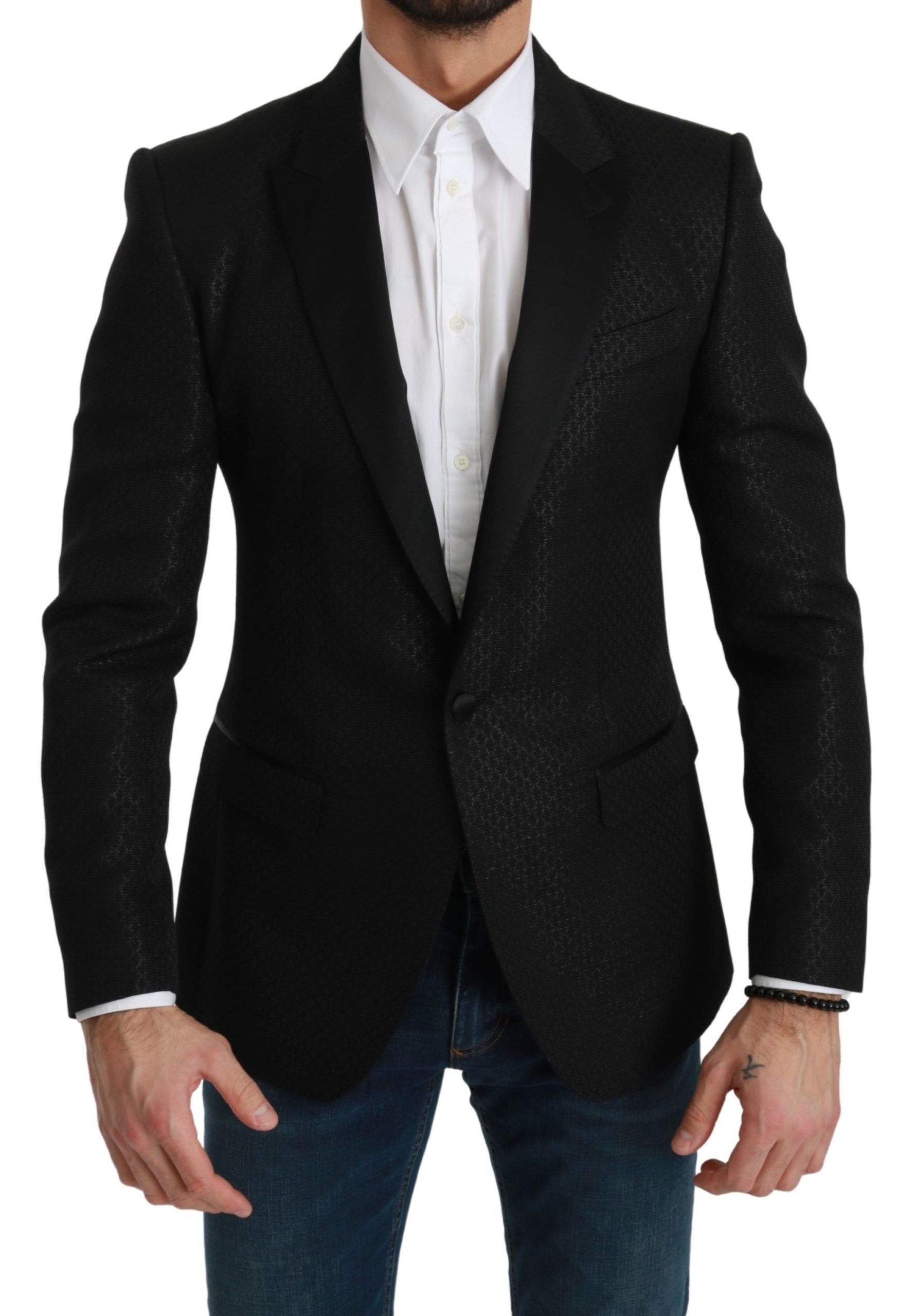 Chaqueta estilo blazer negra Martini de corte slim