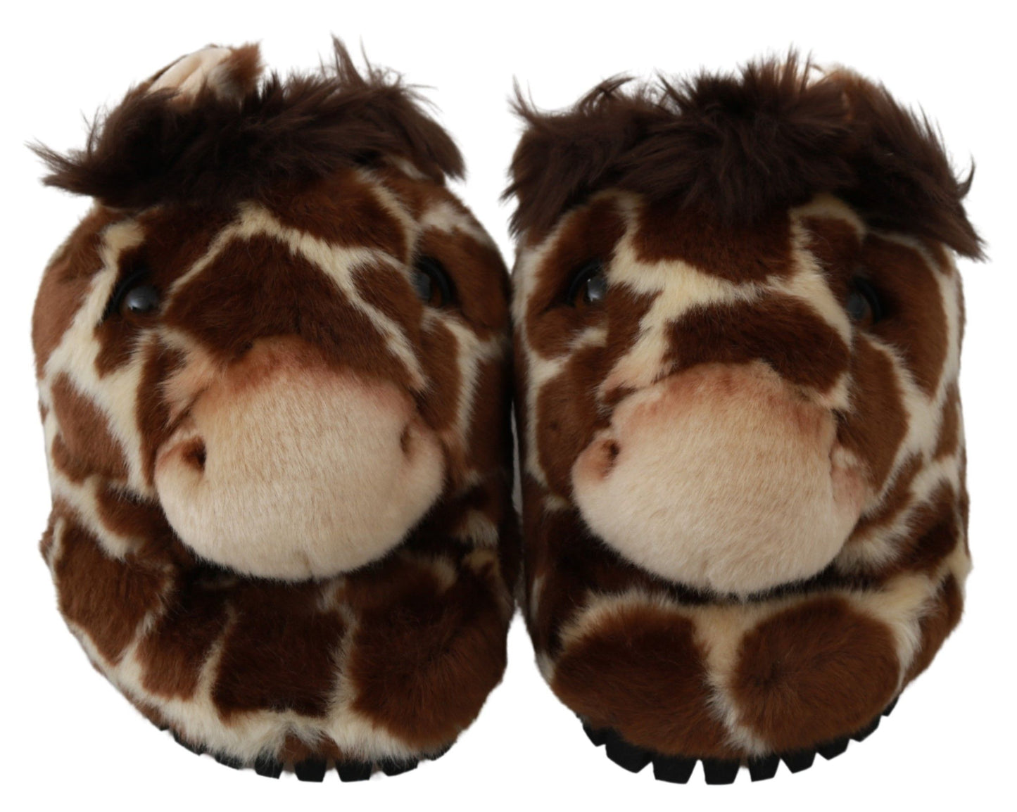 Elegante slippers met giraffemotief voor verfijnd comfort