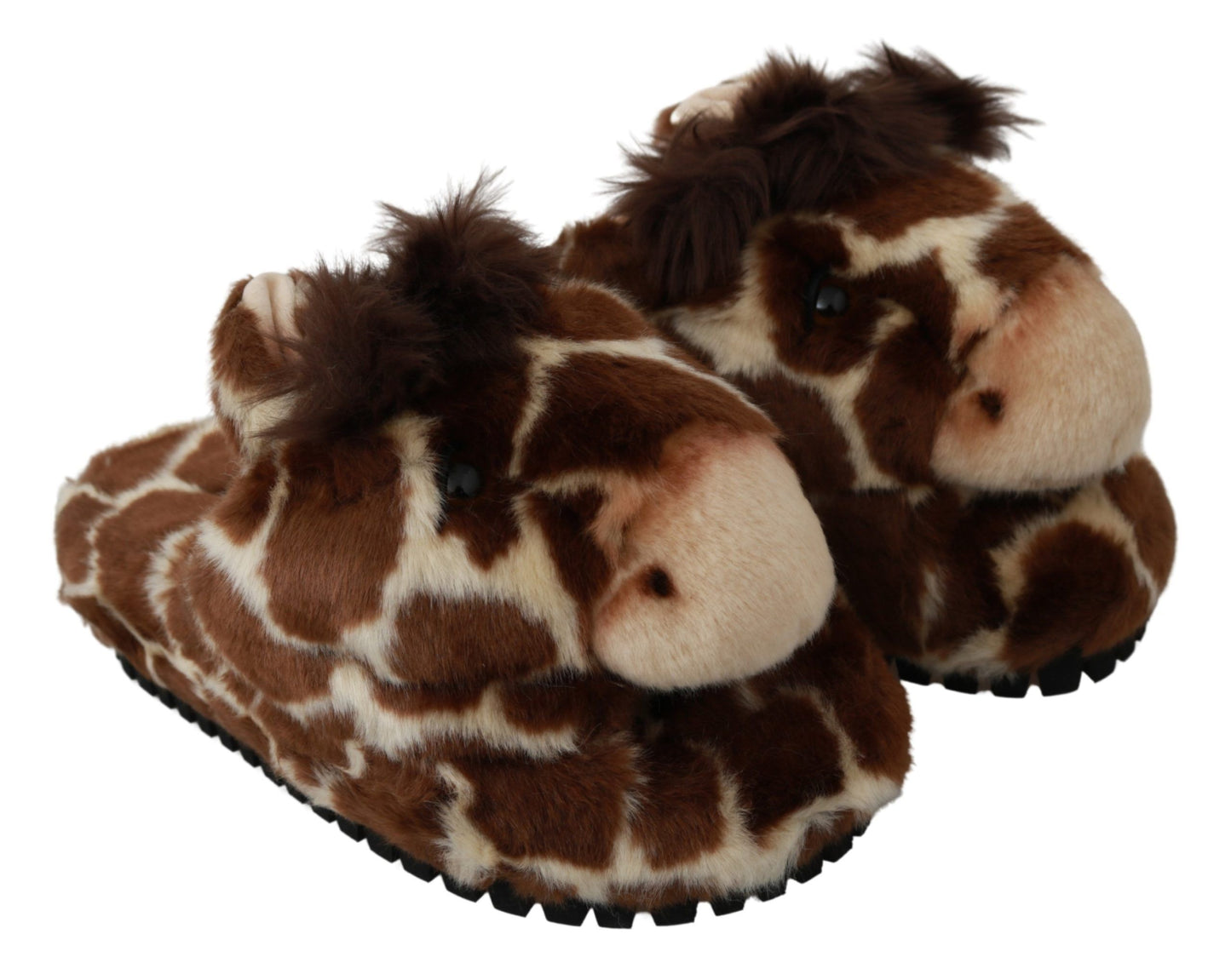 Elegante slippers met giraffemotief voor verfijnd comfort