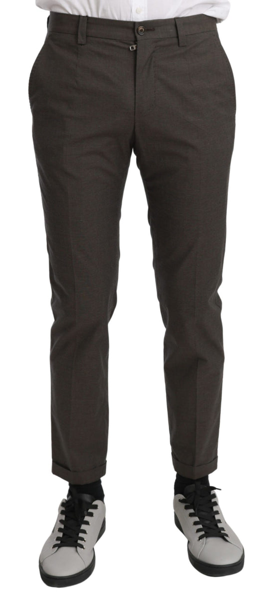 Elegante bruine casual broek