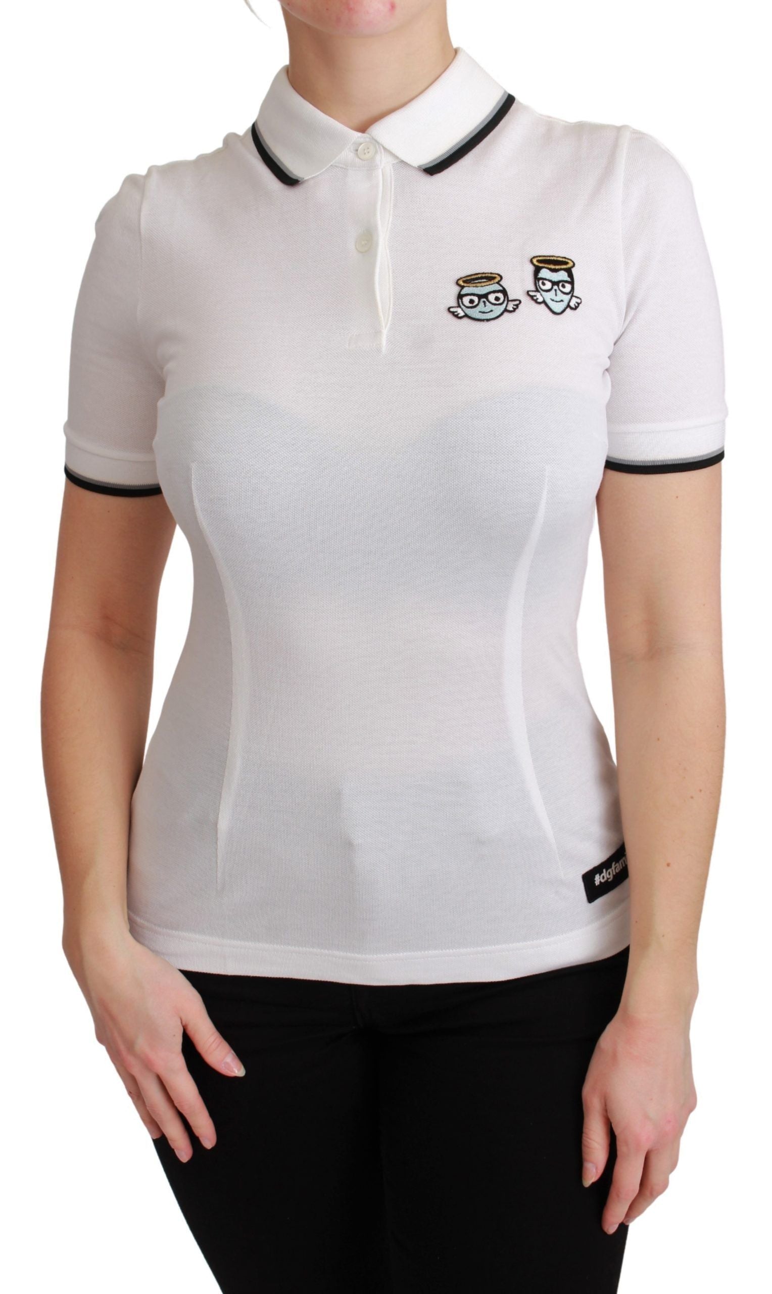 Camiseta con bordado de ángel Chic Polo