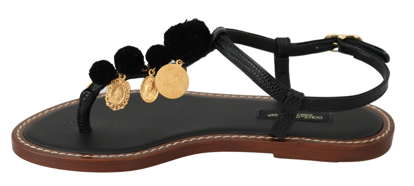 Pom Pom Flip Flop enkelbandje flats