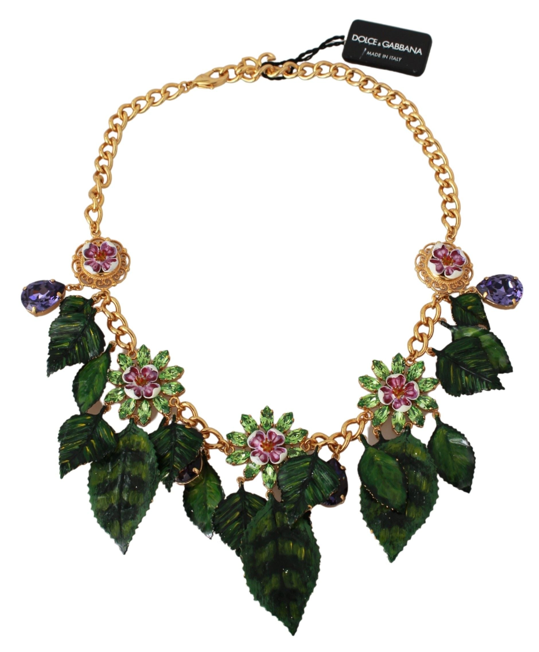 Elegante bloemen Sicilië charme ketting