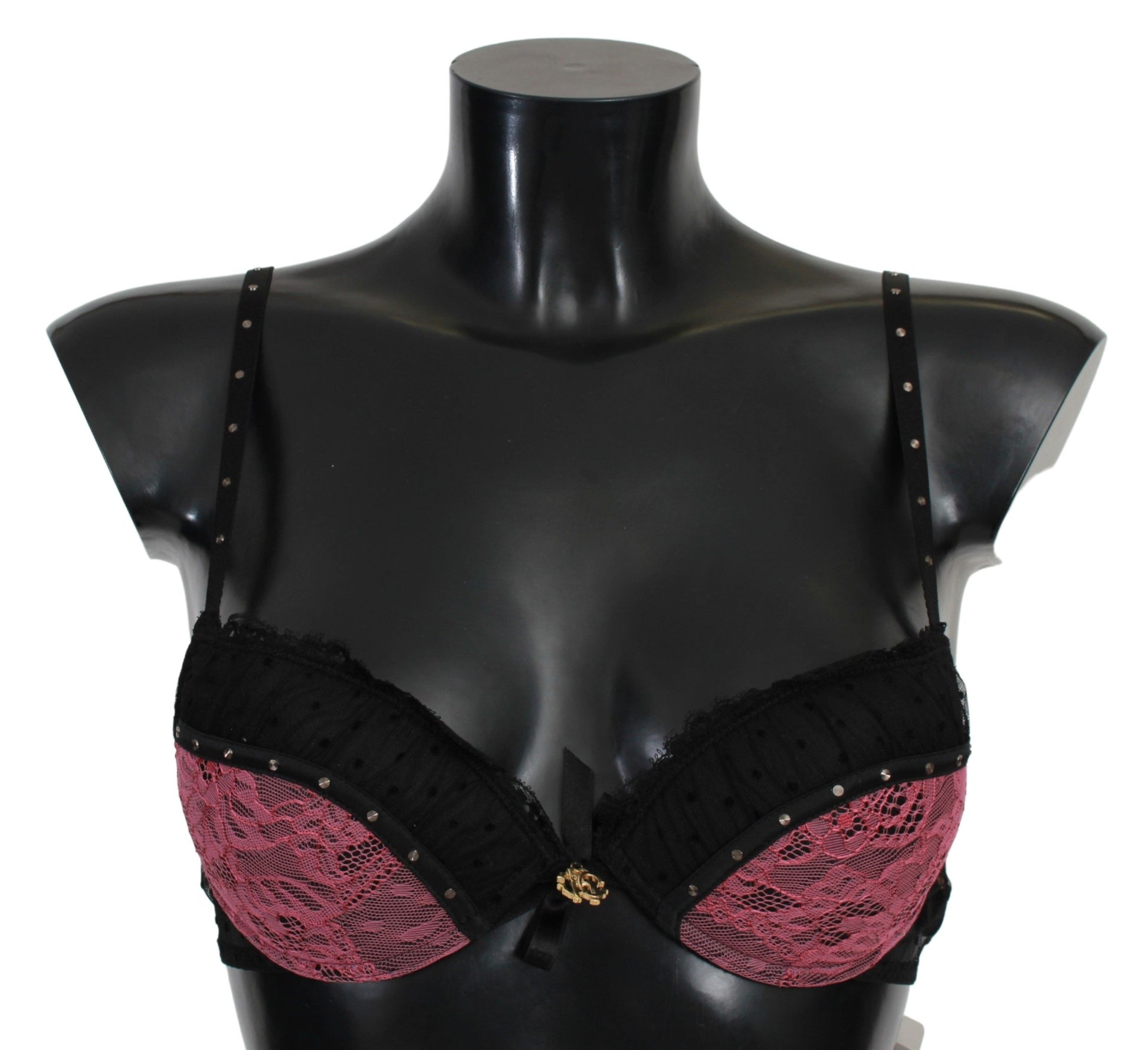 Elegante zwarte kanten push-up bh