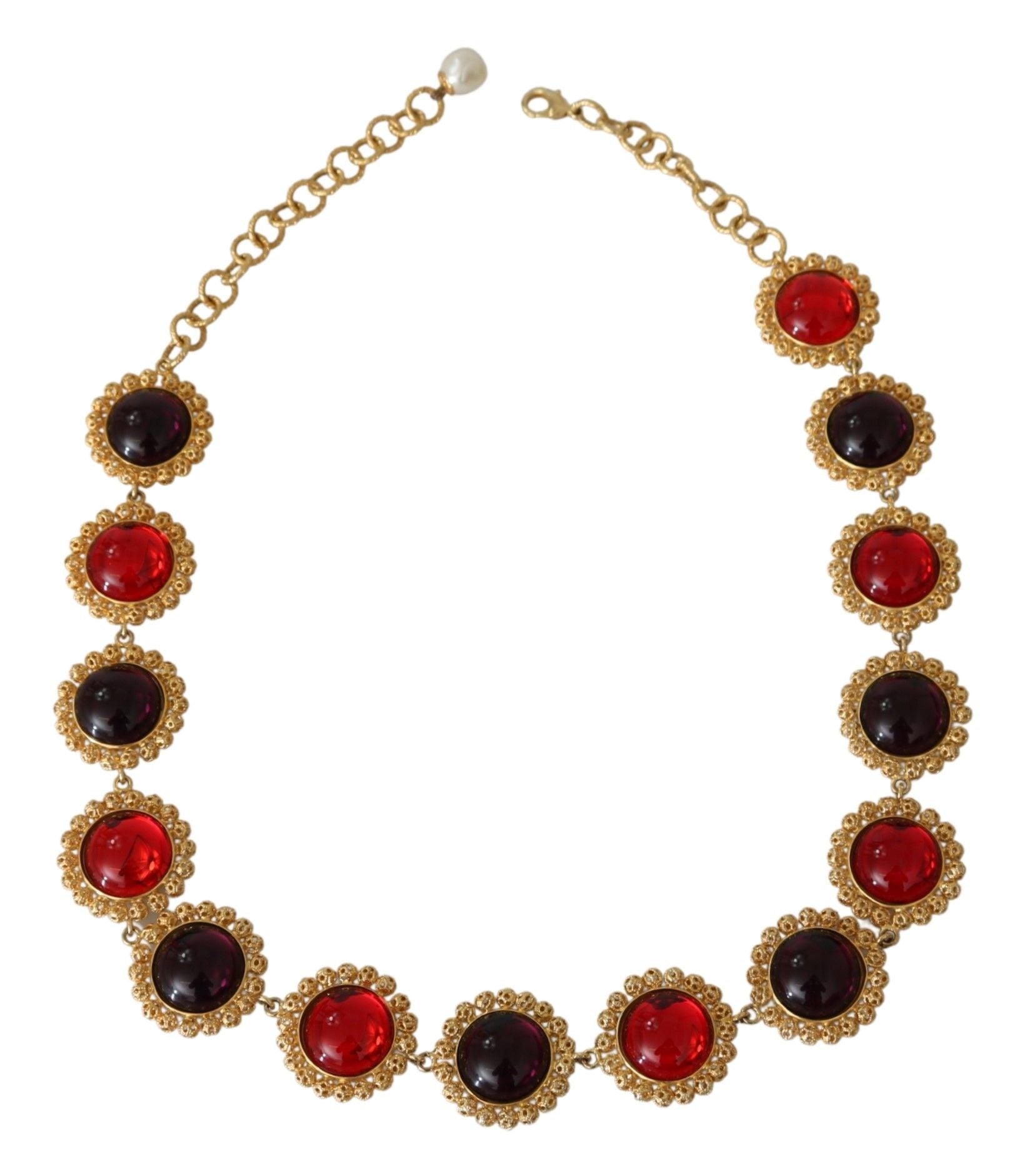 Elegante kristallen charme statement ketting