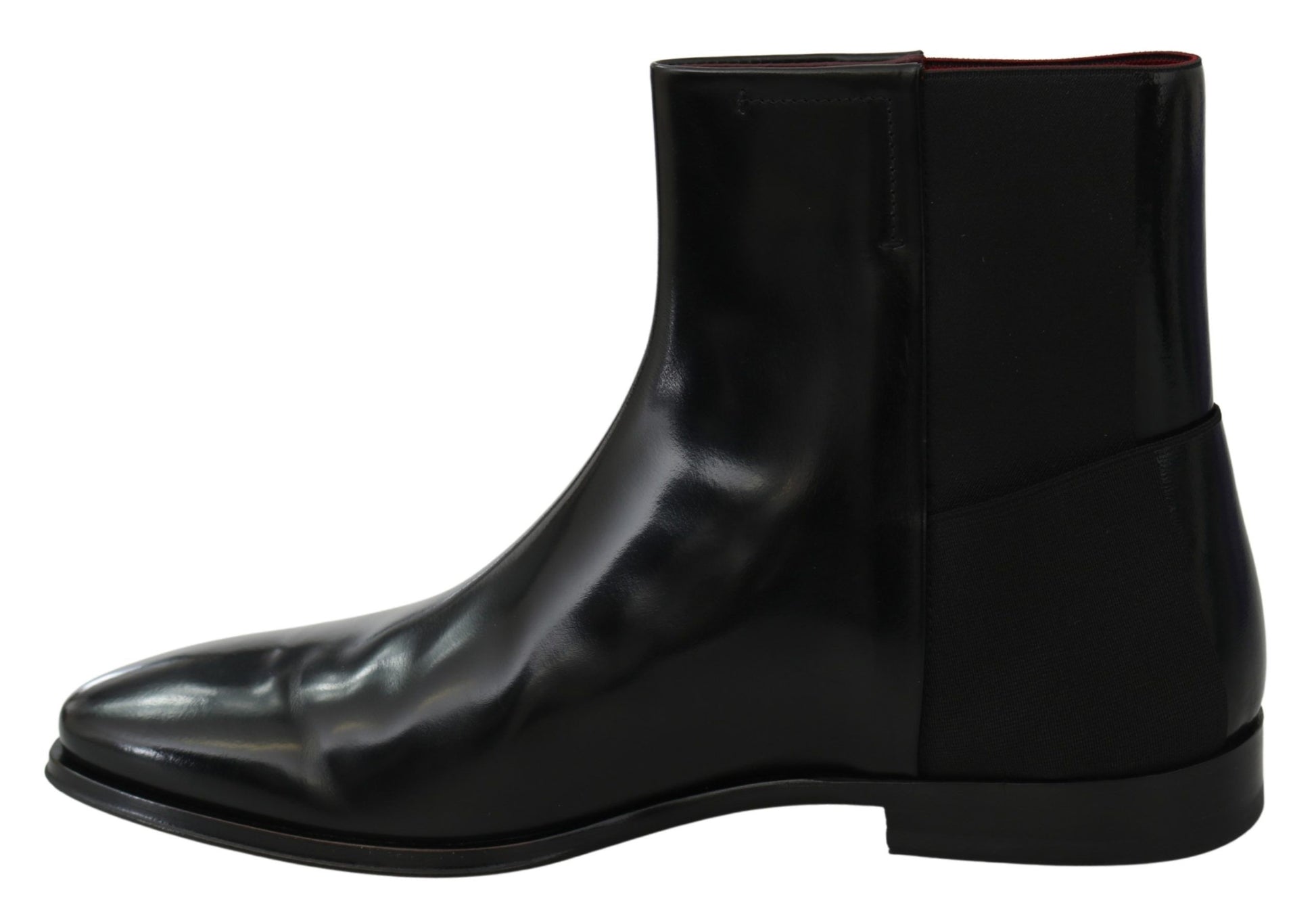 Elegant Black Leather Chelsea Boots