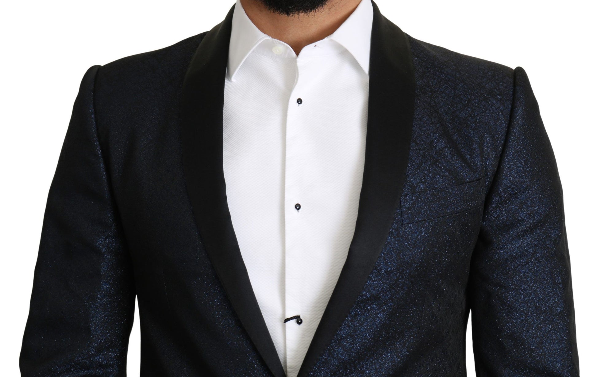 Elegante Martiniblauwe slim-fit blazer