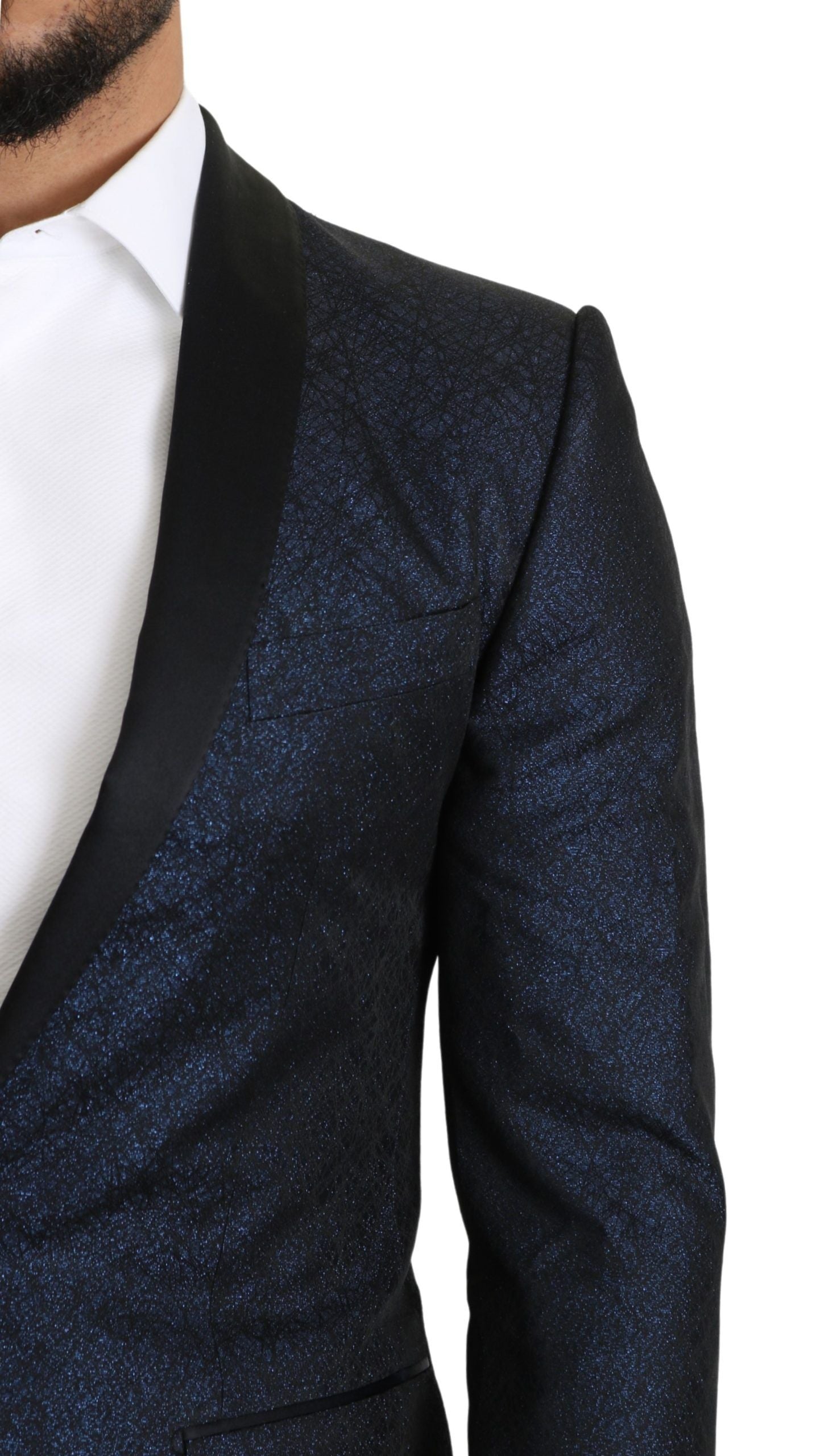 Elegante Martiniblauwe slim-fit blazer