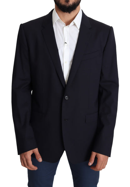 Prachtige zwarte wollen stretch Martini blazer