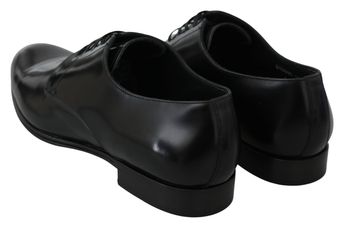 Zapatos Derby de cuero negros elegantes