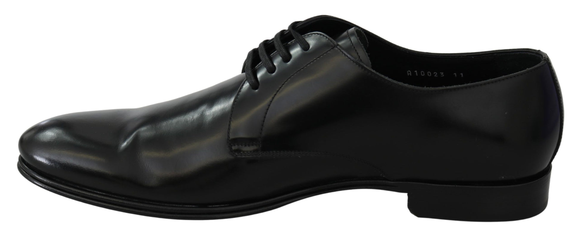 Zapatos Derby de cuero negros elegantes