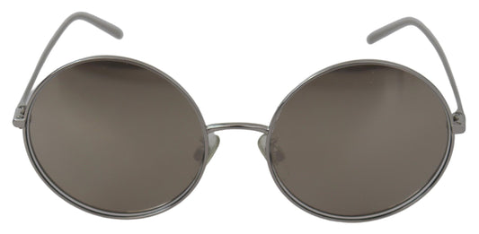 Elegantes gafas de sol con lentes gris plateado para mujer