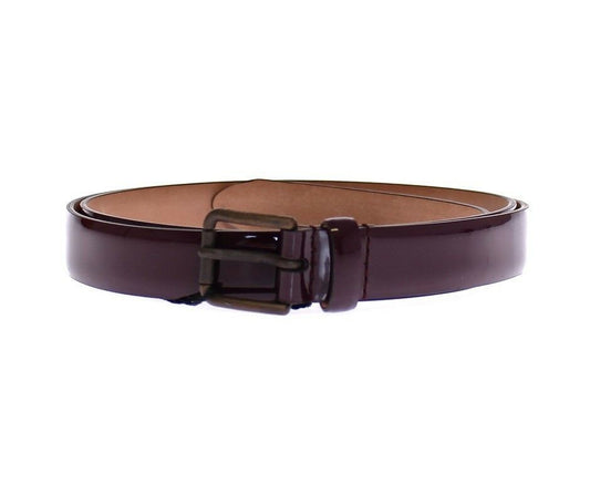 Elegante paarse leren riem