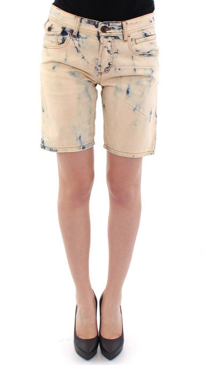 Chique zomerse katoenen short in blauw