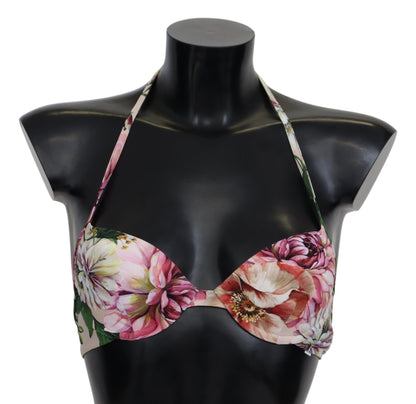 Bloemen elegantie elastische bikinitop