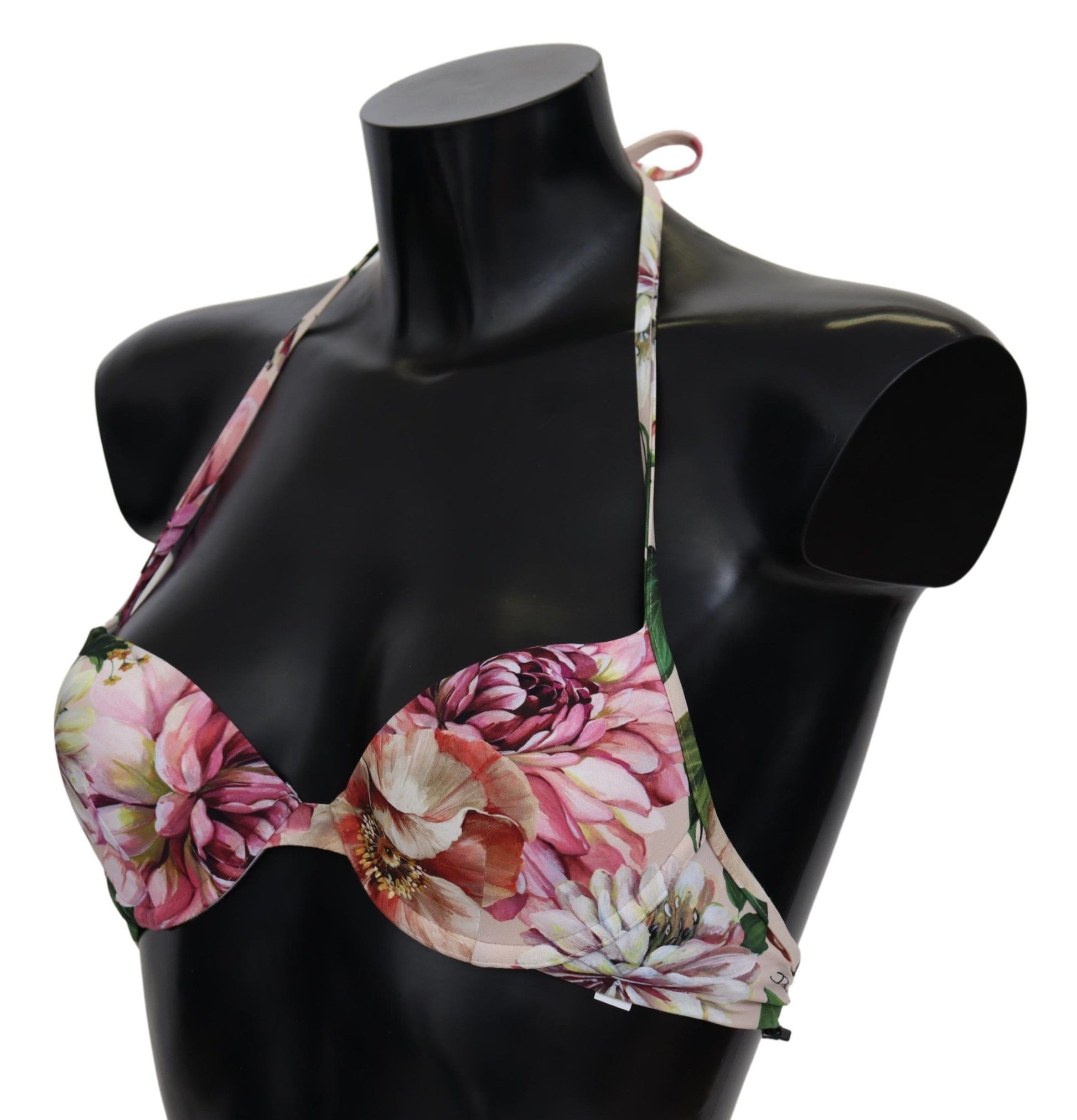 Bloemen elegantie elastische bikinitop