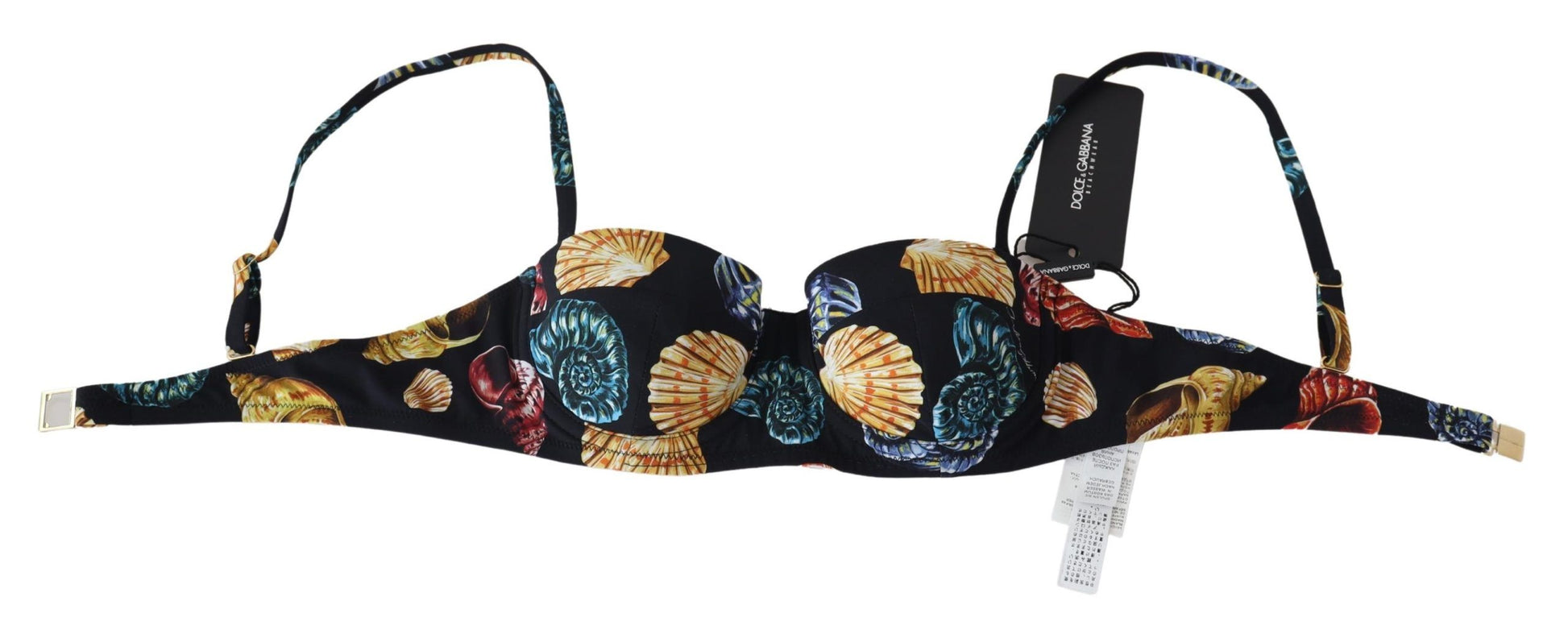 Chique bikinitopje met schelpenprint