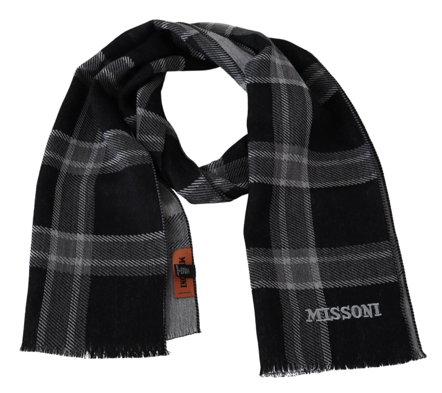 Elegant Woolen Striped Scarf