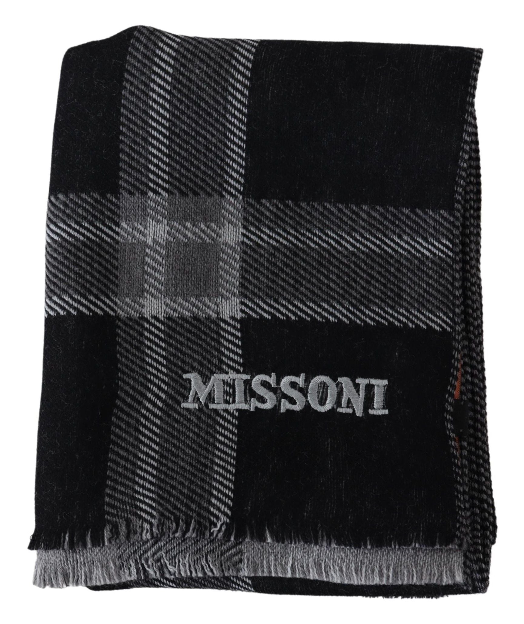 Elegant Woolen Striped Scarf