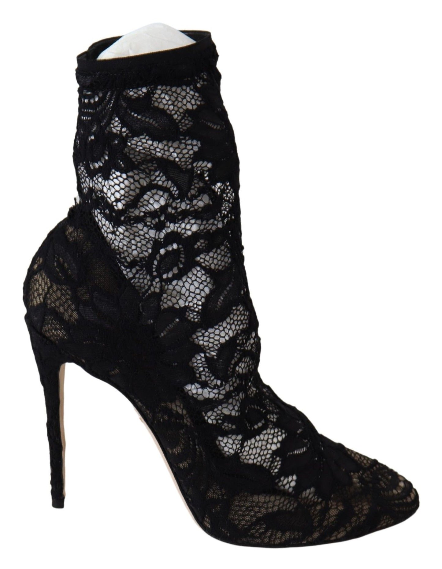 Zwarte kanten Taormina-pumps Elegance Unleashed