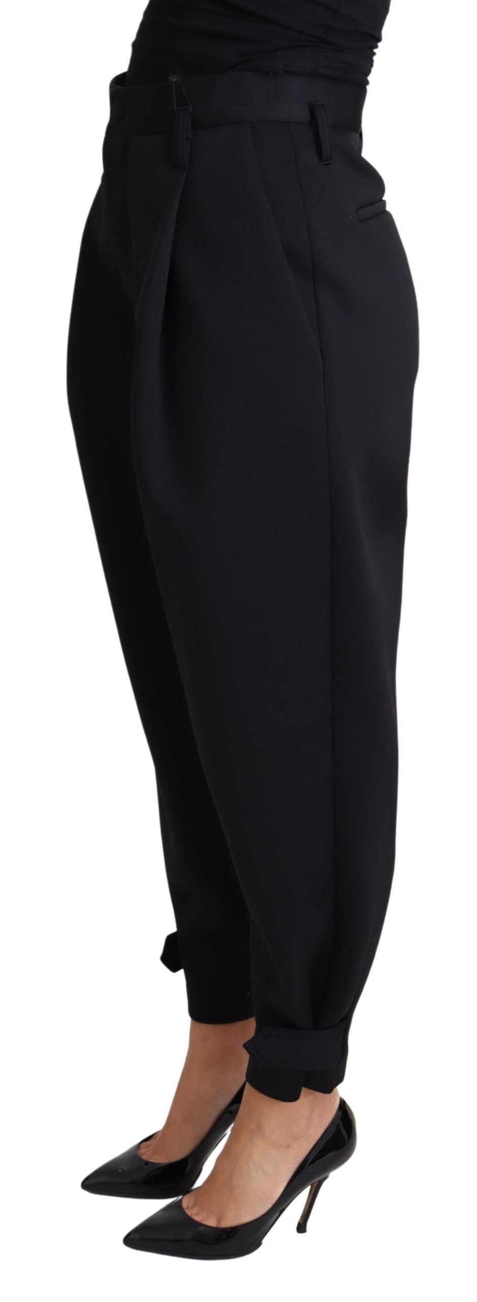 Elegante cropped broek met hoge taille