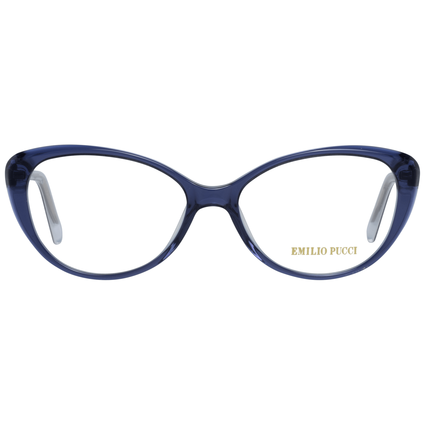 Gafas de mujer de diseñador con montura completa, color azul elegante