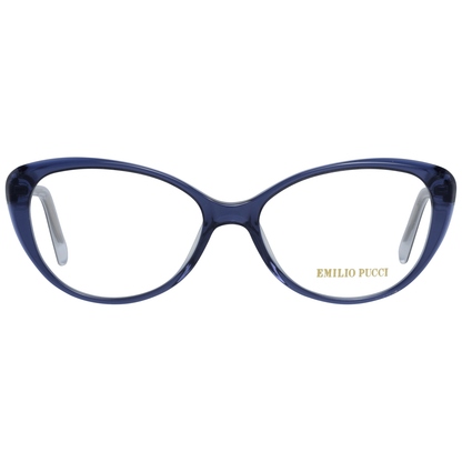 Gafas de mujer de diseñador con montura completa, color azul elegante