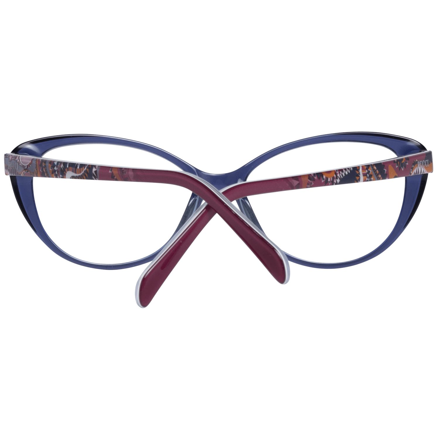 Gafas de mujer de diseñador con montura completa, color azul elegante