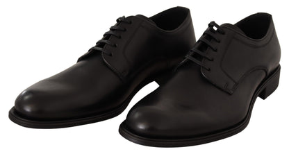 Zapatos formales Derby negros elegantes