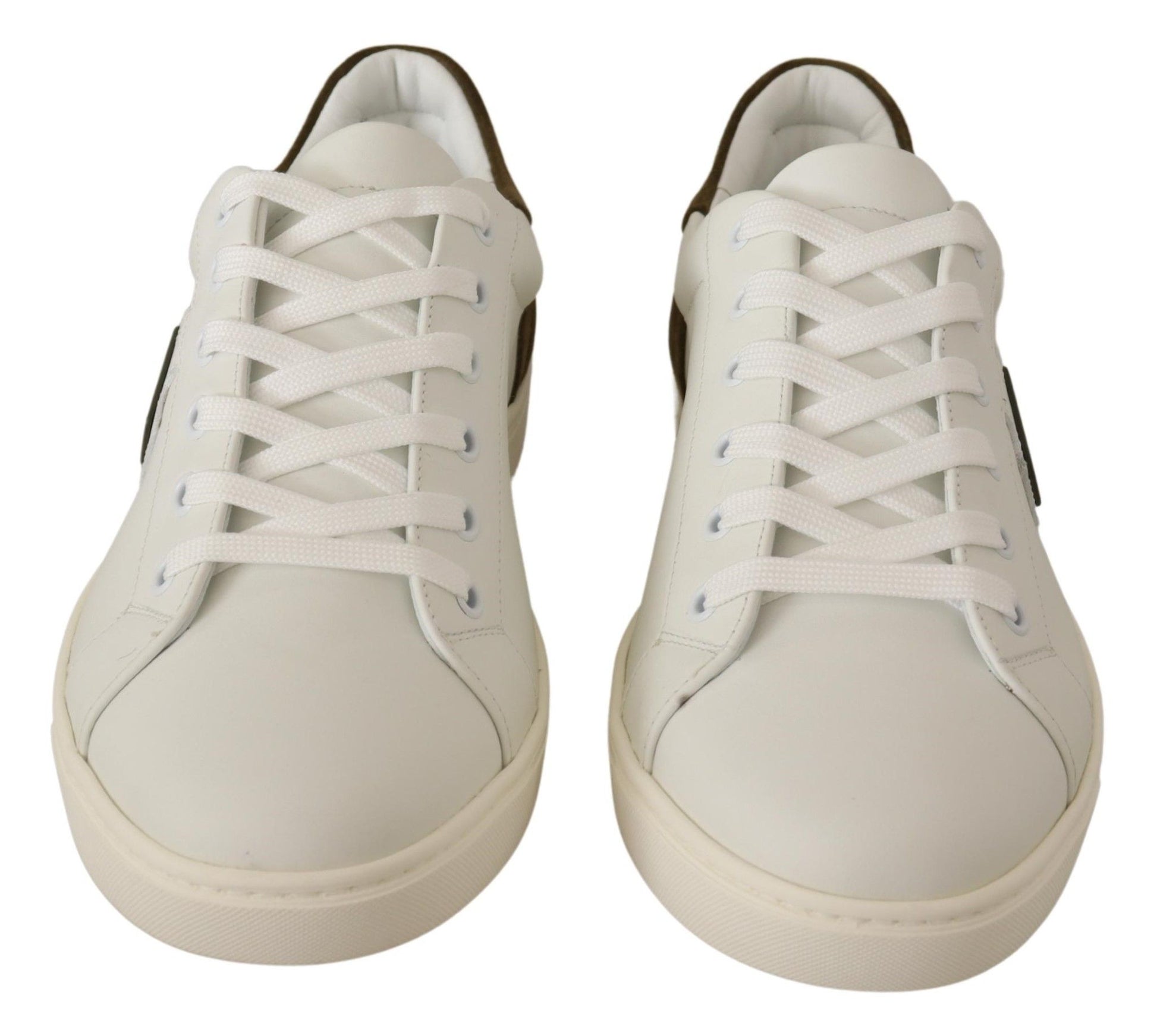 Witte suède leren heren lage sneakers