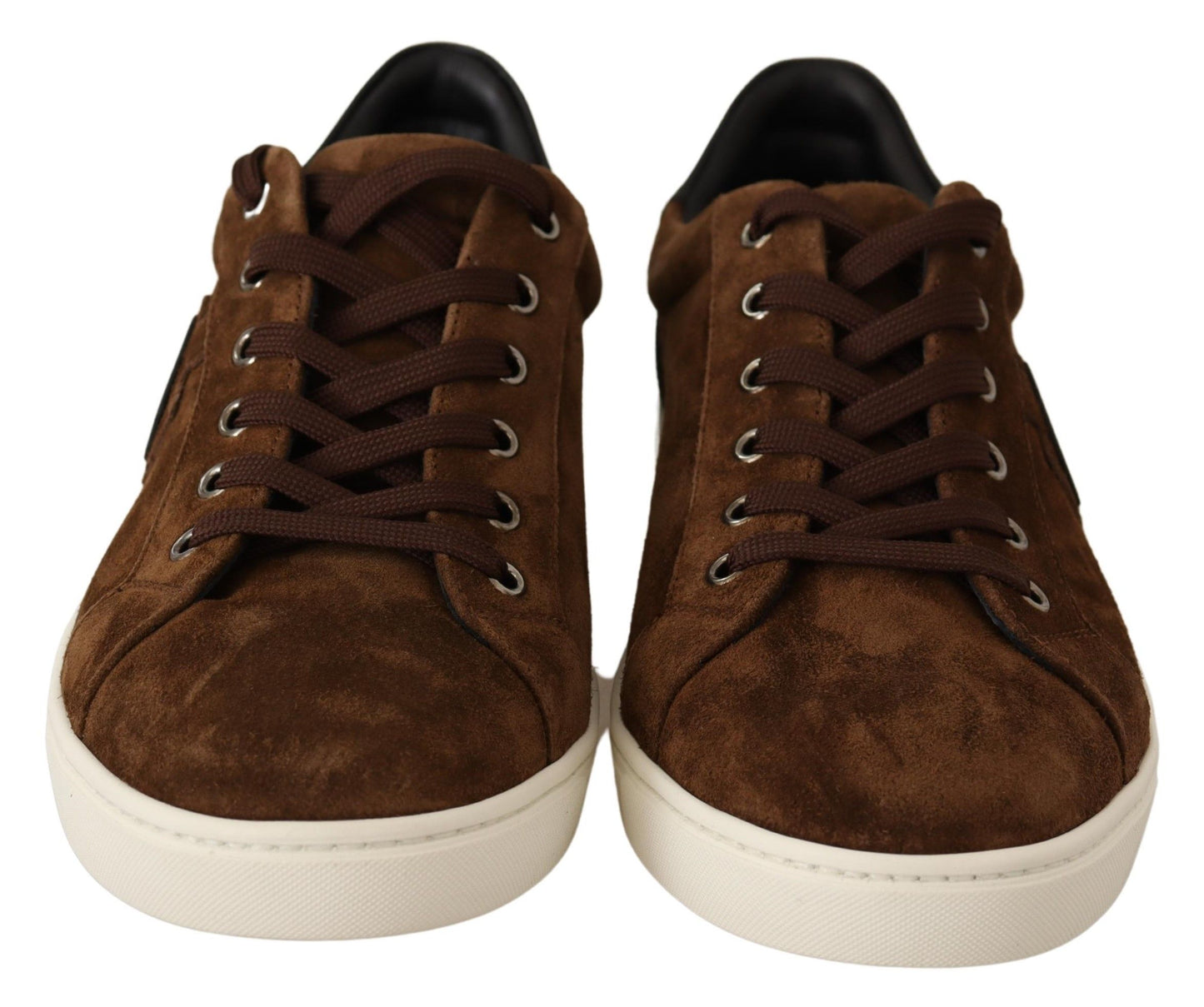 Elegante leren casual sneakers in bruin