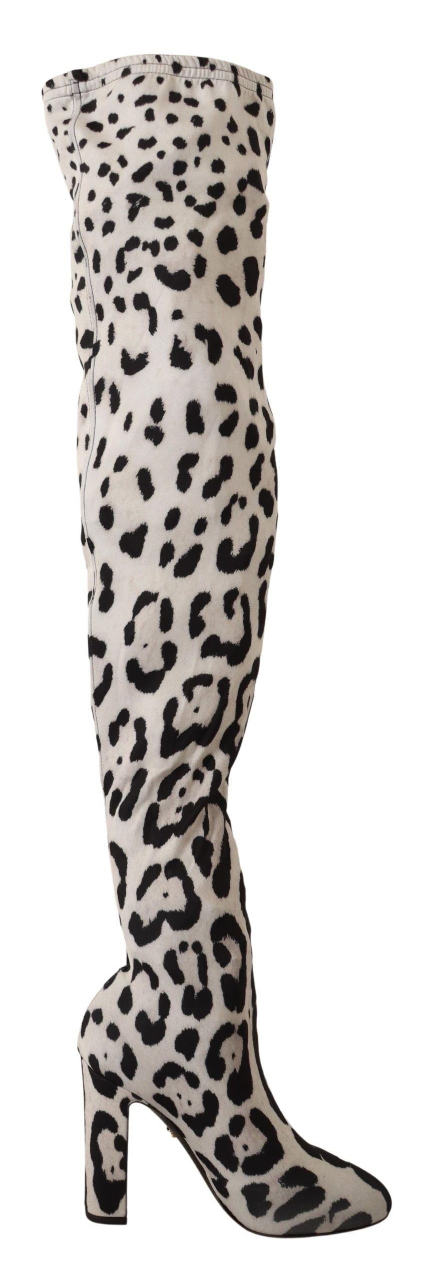 Chic Leopard High-Heel Over-Knee Boots