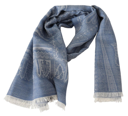 Elegant Cashmere Patterned Scarf