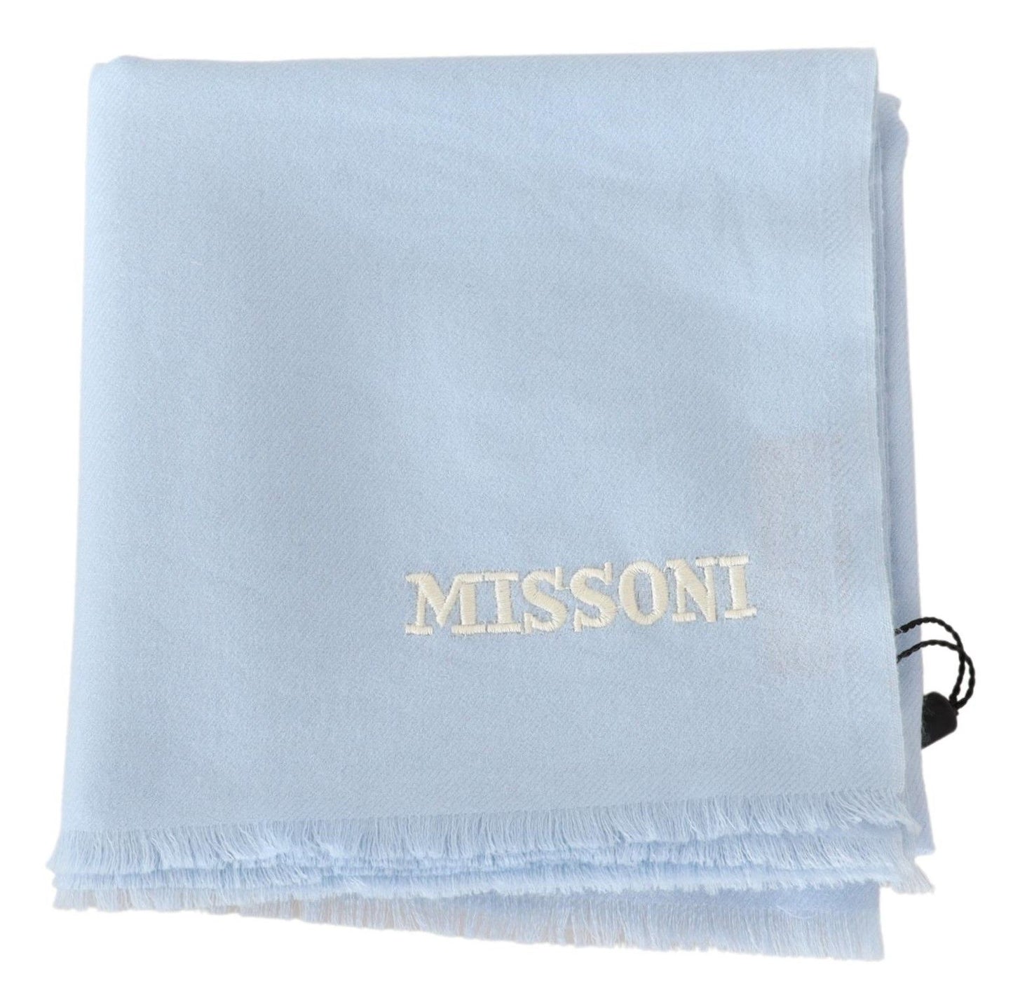 Luxurious Cashmere Scarf with Logo Embroidery