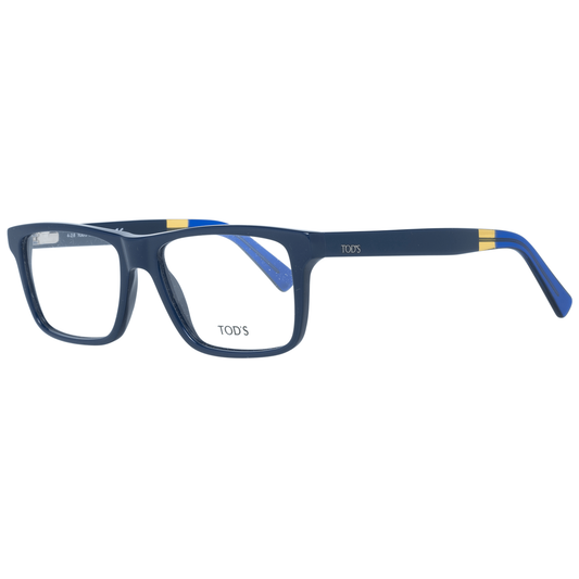 Gafas de hombre rectangulares azules elegantes