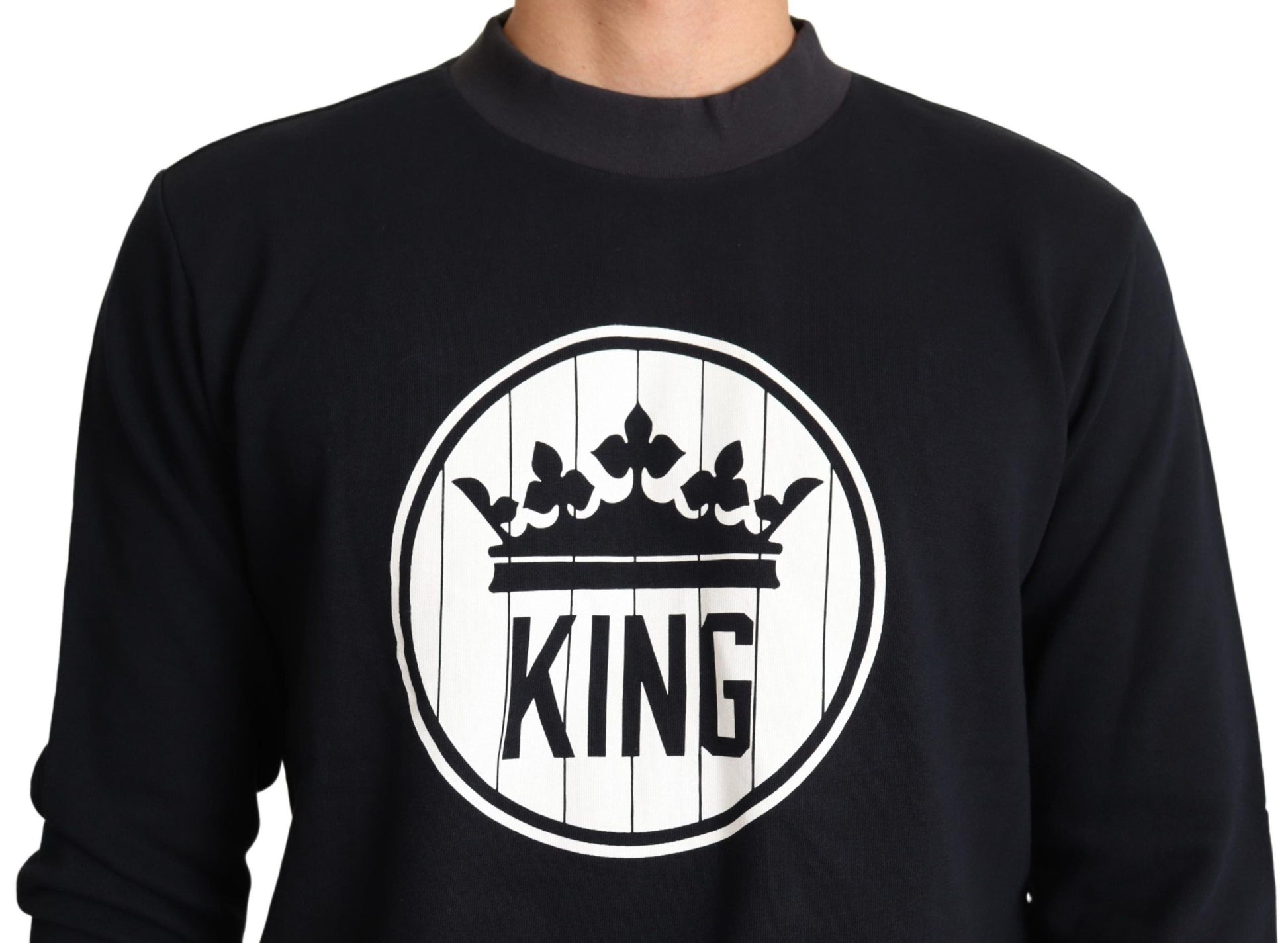 Jersey con cuello redondo y motivo Regal Crown