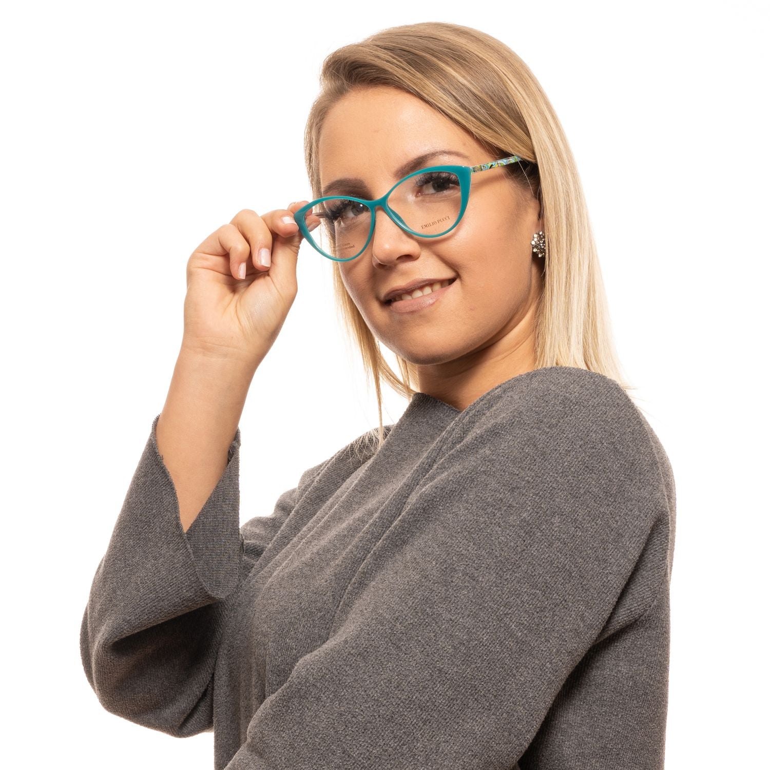 Chique groene Cat Eye Designer Frames