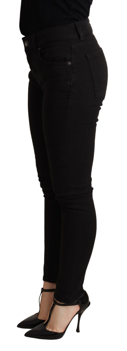 Elegante slanke zwarte skinny jeans