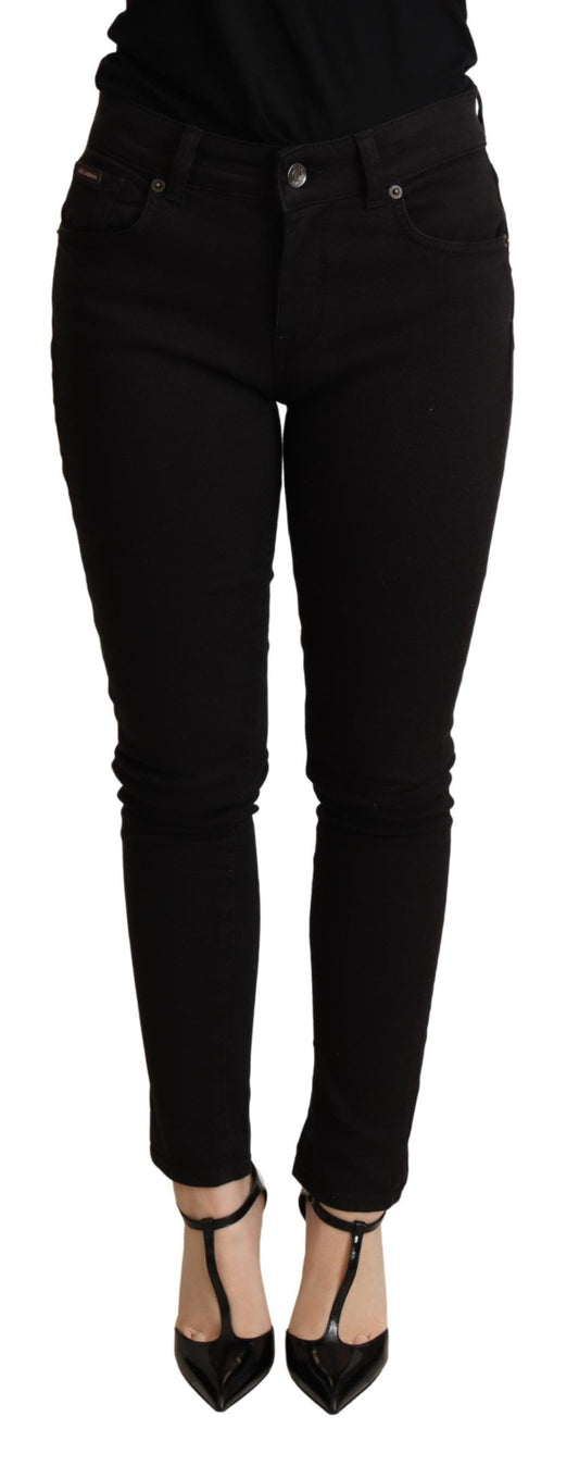 Elegante slanke zwarte skinny jeans