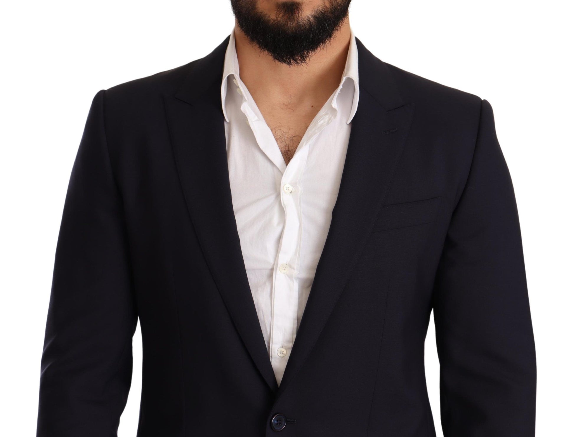 Elegant Navy Martini Blazer by Renowned Tailors