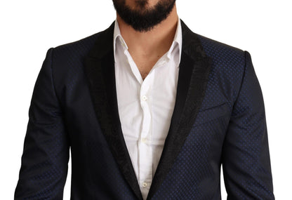 Elegante blazer Martini azul de corte slim