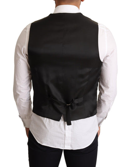 Elegant zwart formeel kledingvest