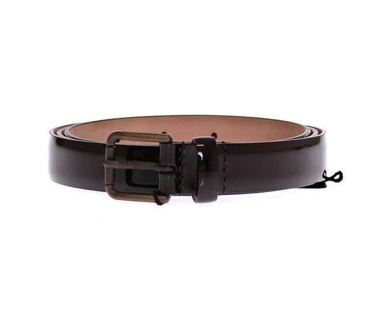 Bruin lederen logo riem Cintura riem