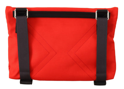 Elegante bolso bandolera Downtown rojo y negro