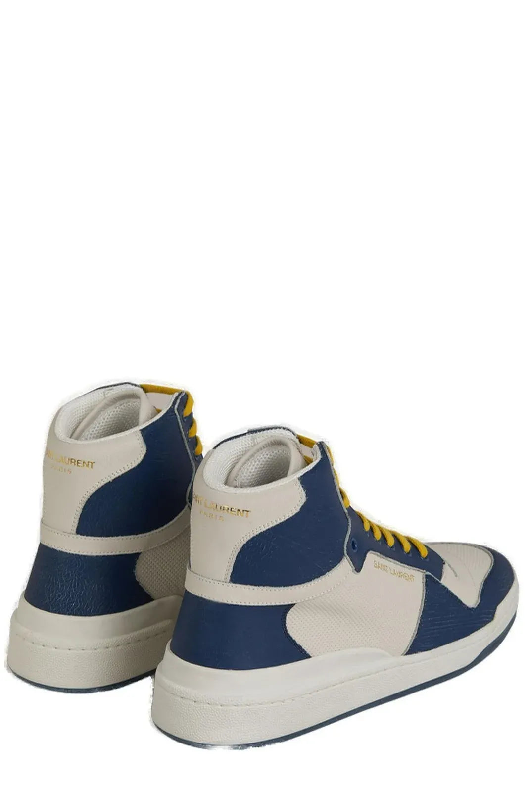 Elevate Your Style with Mid-Top Blue Luxury Sneakers